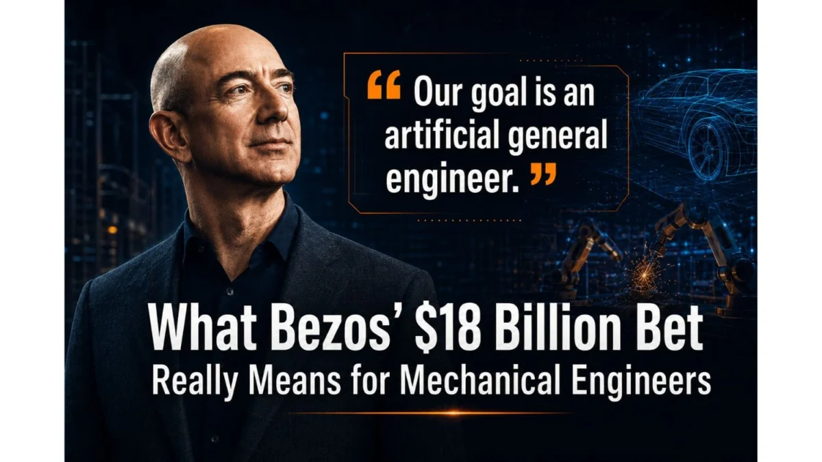 Beyond the Chatbot: What Bezos’s $18 Billion Bet on "Prometheus" Means for Mechanical Engineering