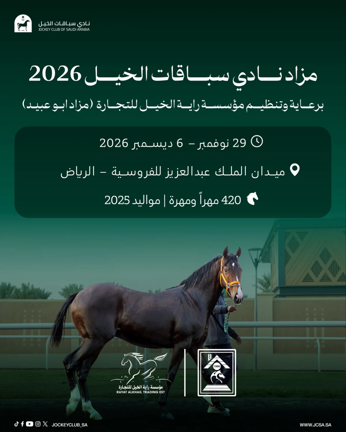 Elevating Equestrian Excellence: The Jockey Club of Saudi Arabia Unveils a Landmark Strategic Roadmap for 2026–2029