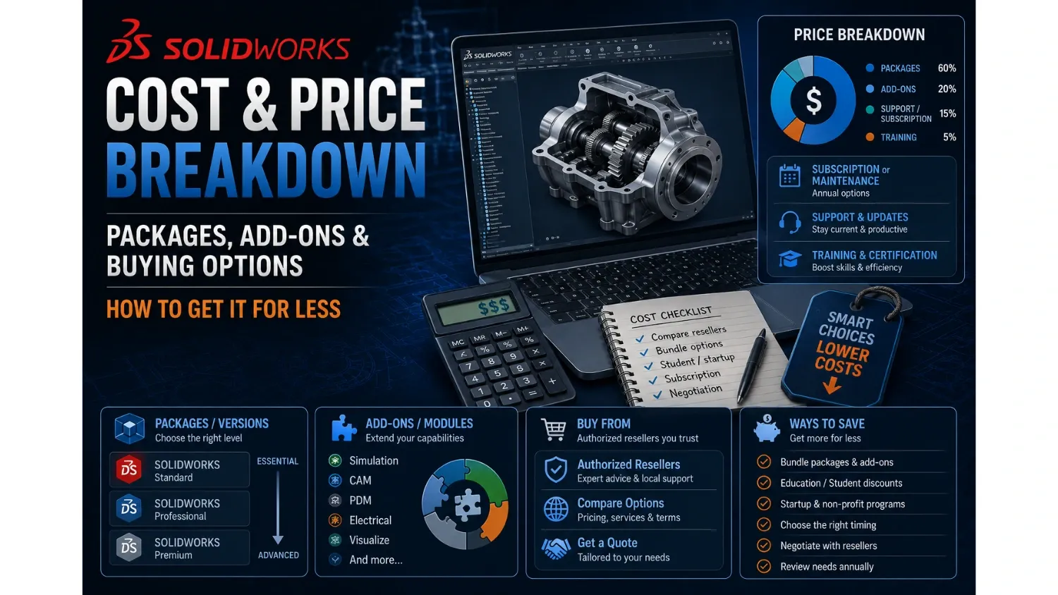 SOLIDWORKS 2025 Pricing and Licensing Guide: What Engineers, Businesses, and Hobbyists Need to Know