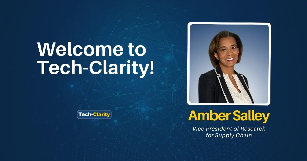 Tech-Clarity Broadens Market Horizons with Comprehensive Supply Chain Coverage and Industry Veteran Amber Salley